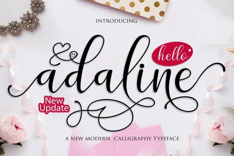 Adaline Script Font