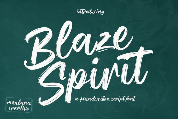 Blaze Spirit Font