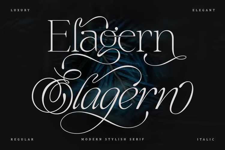 Elagern Font
