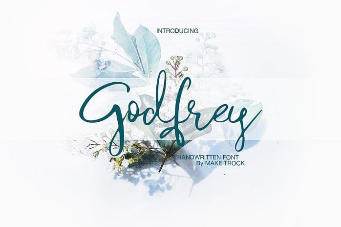Godfrey Script Font
