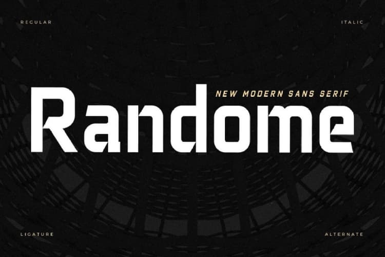 Randome Font