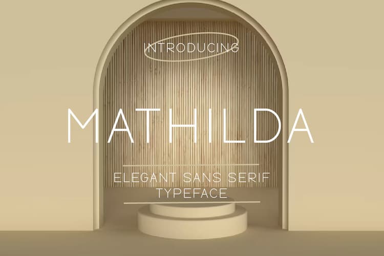 Mathilda Sans Font