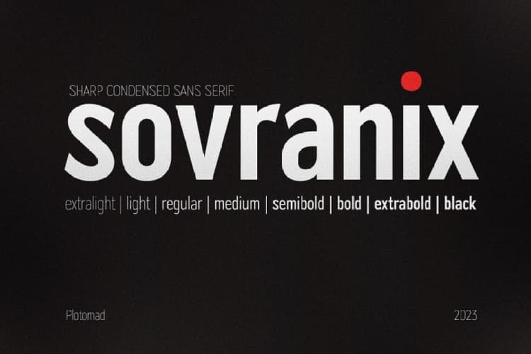 Sovranix Font