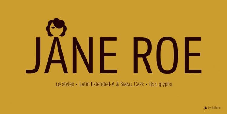 JANE ROE Sans & Condensed Fonts