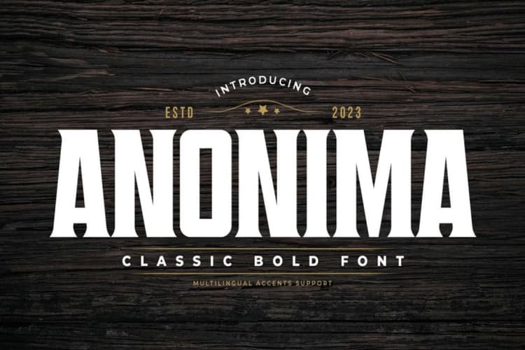 Anonima Font