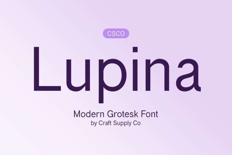 Lupina Font