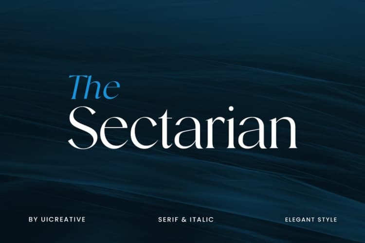 The Sectarian Font
