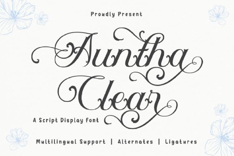 Auntha Clear Font