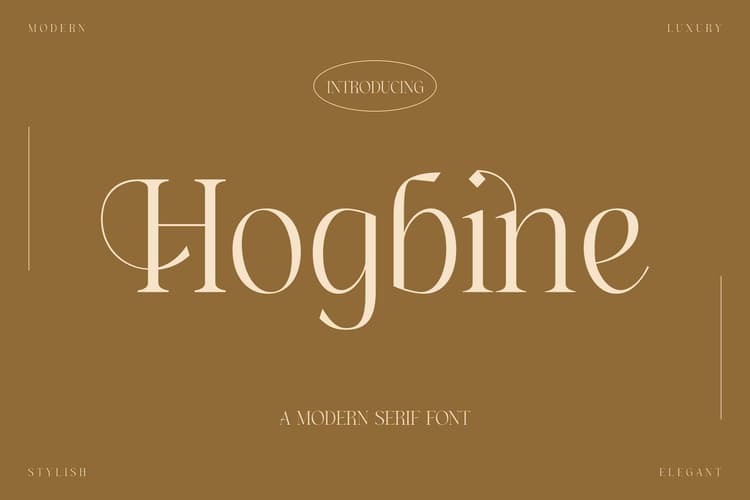 Hogbine Font
