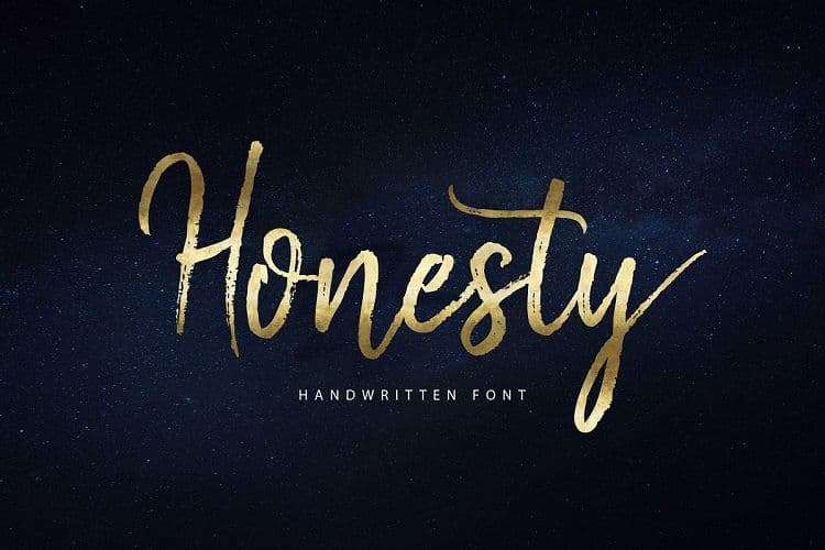 Honesty Script Font