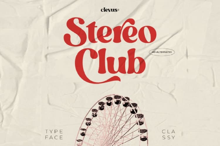 StereoClub Font