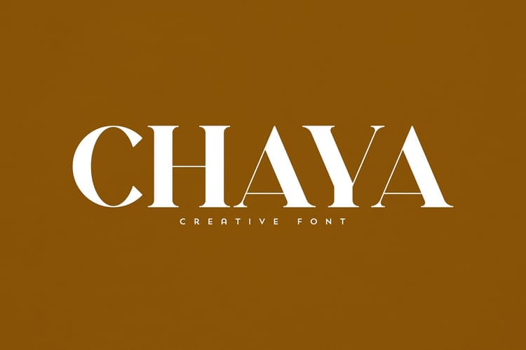 Chaya Font