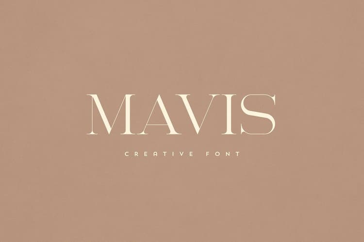 Mavis Serif Font