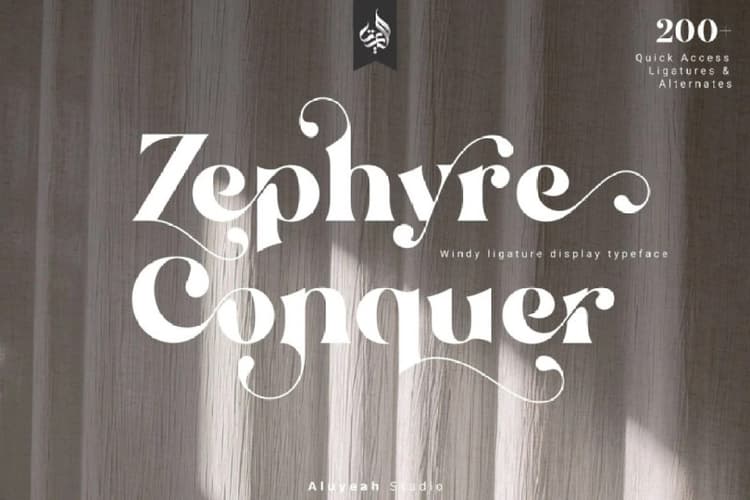 Zephyre Conquer Font