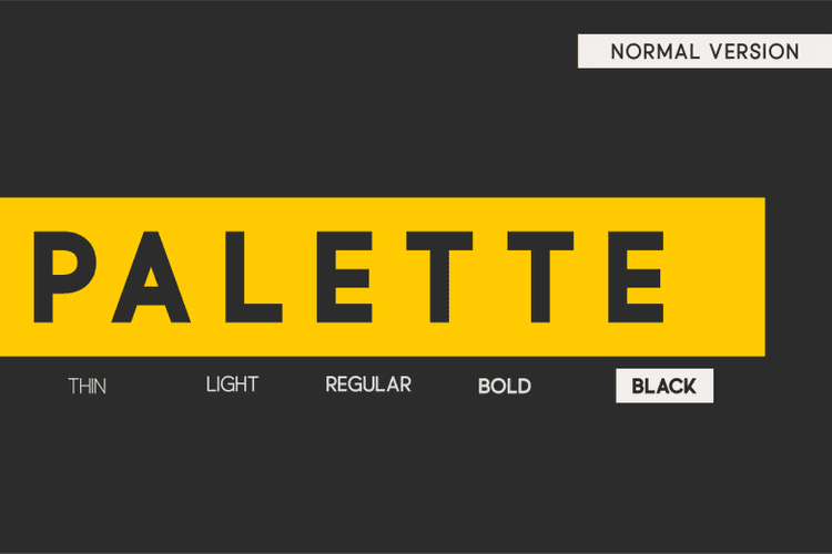 Palette Font
