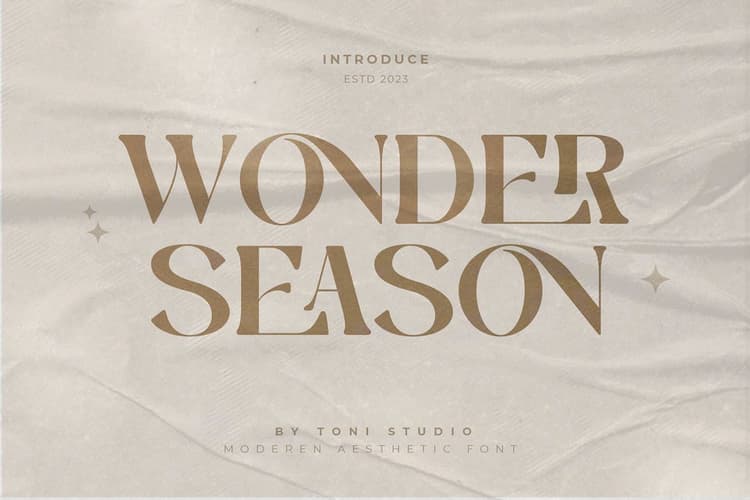 Wonder Season Font