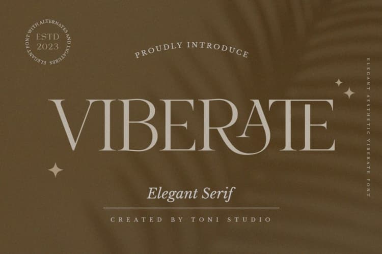 Viberate Font