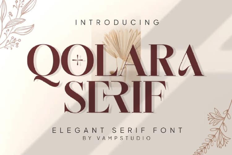 Qolara Serif Font
