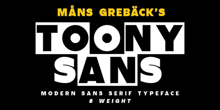 Toony Sans Font