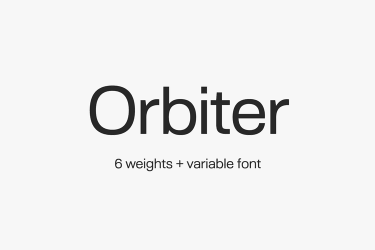 Orbiter Font Family