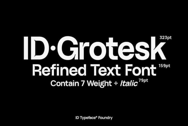 ID Grotesk Font