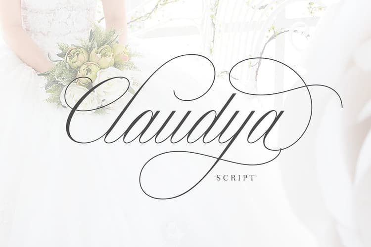 Claudya Script Font Free