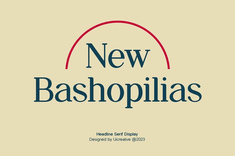 New Bashopilias Font