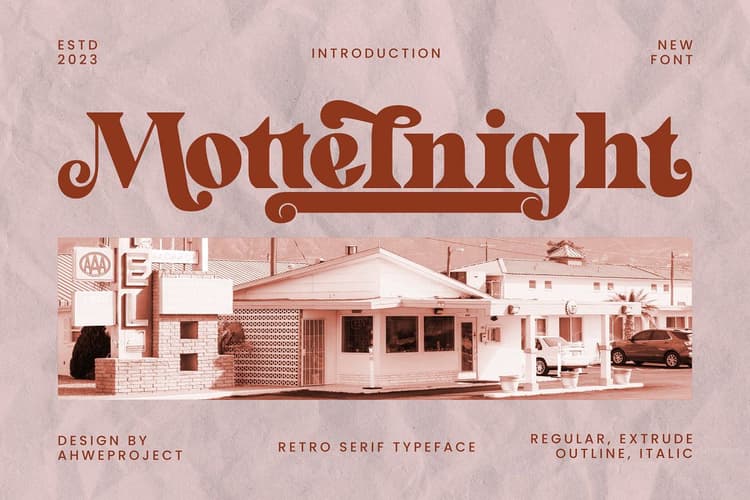 Mottelnight Font