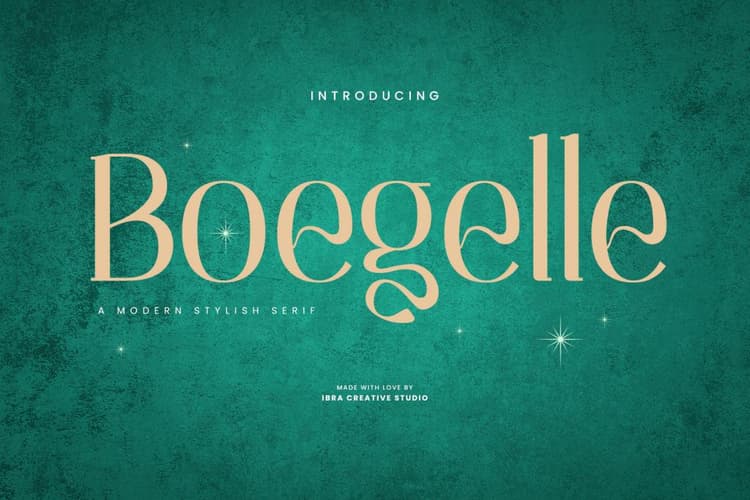 Boegelle Font