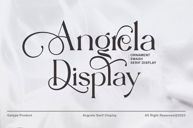 Angrela Display Font