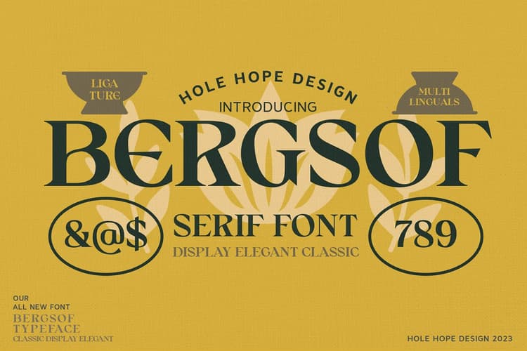 Bergsof Font