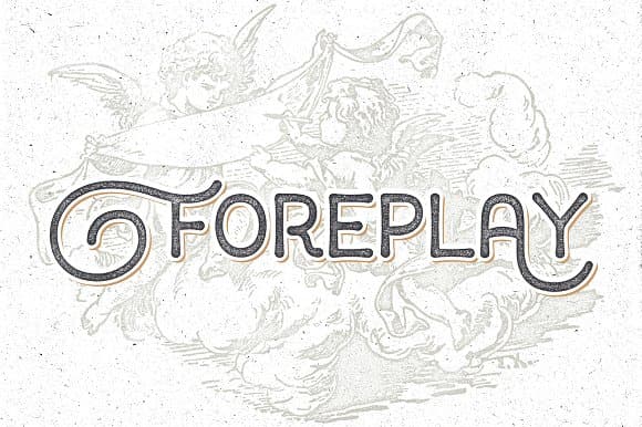 Foreplay Display Font