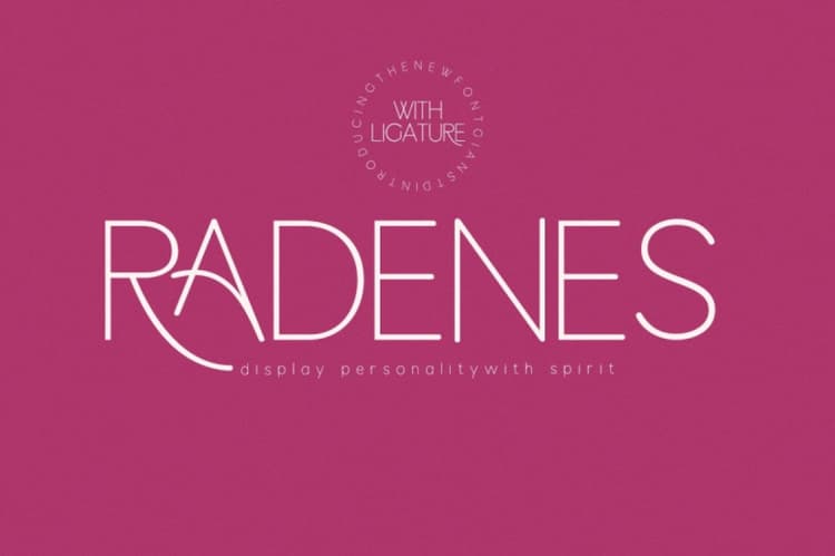 Radenes Font