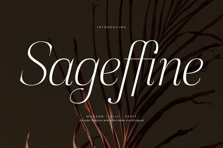 Sageffine Font