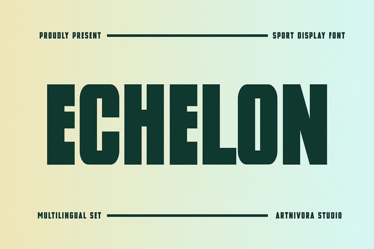 Echelon Font