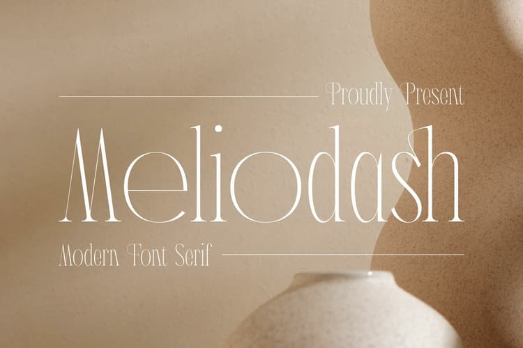 Meliodash Font