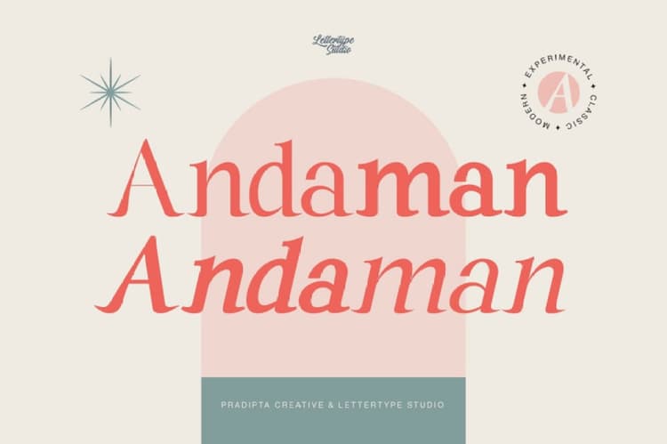 Andaman Serif Font