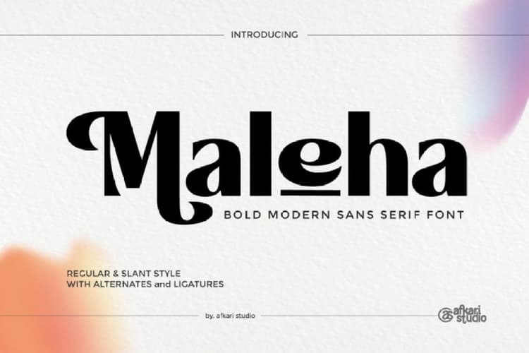 Maleha Font