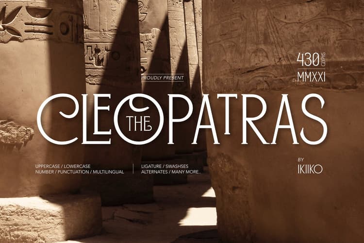 The Cleopatras Font