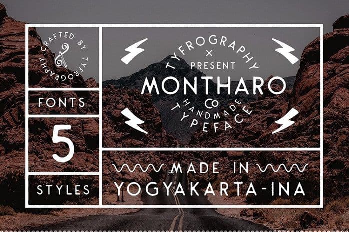 Montharo Font Family