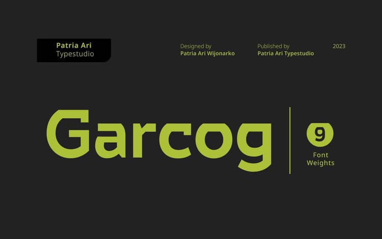Garcog Font
