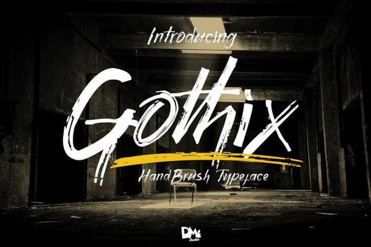 Gothix Hand Brush Font