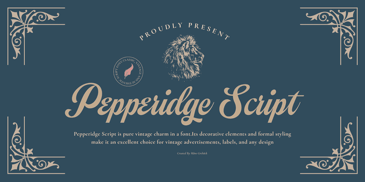 Pepperidge Script Font