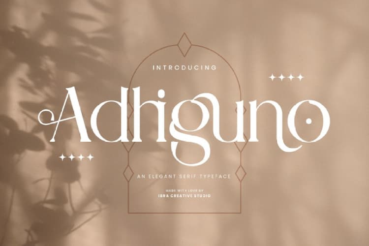 Adhiguno Font
