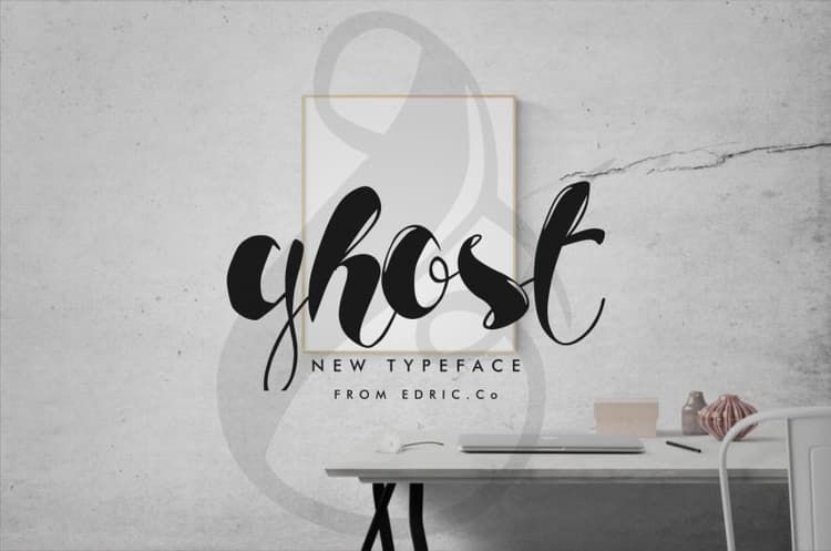 Ghost Calligraphy Font