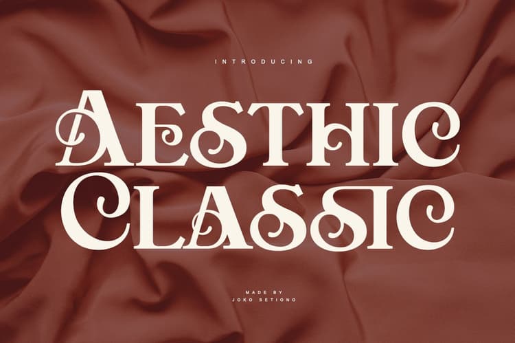 Aesthic Classic Font