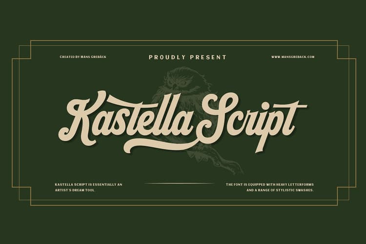 Kastella Script Font