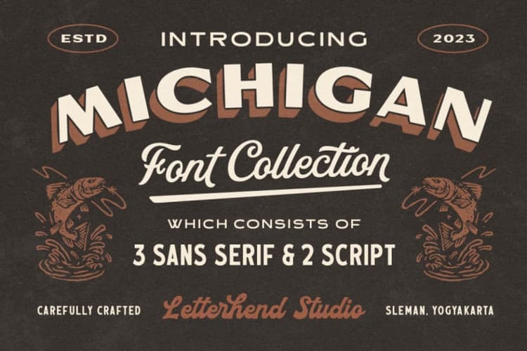 MIchigan Font Collection