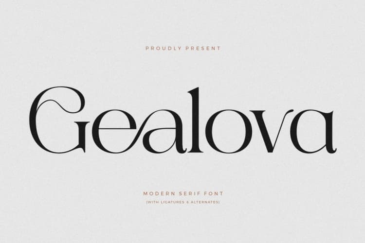 Gealova Font
