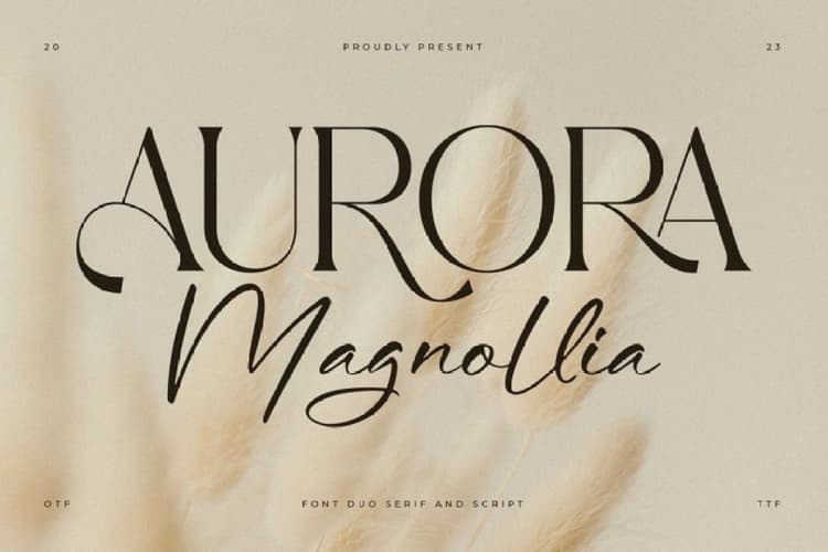 Aurora Magnollia Font